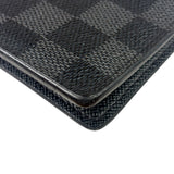 Louis Vuitton Black Damier Bi-Fold Cardholder