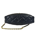 Chanel Navy Quilted Lambskin Small Camera Bag 2019