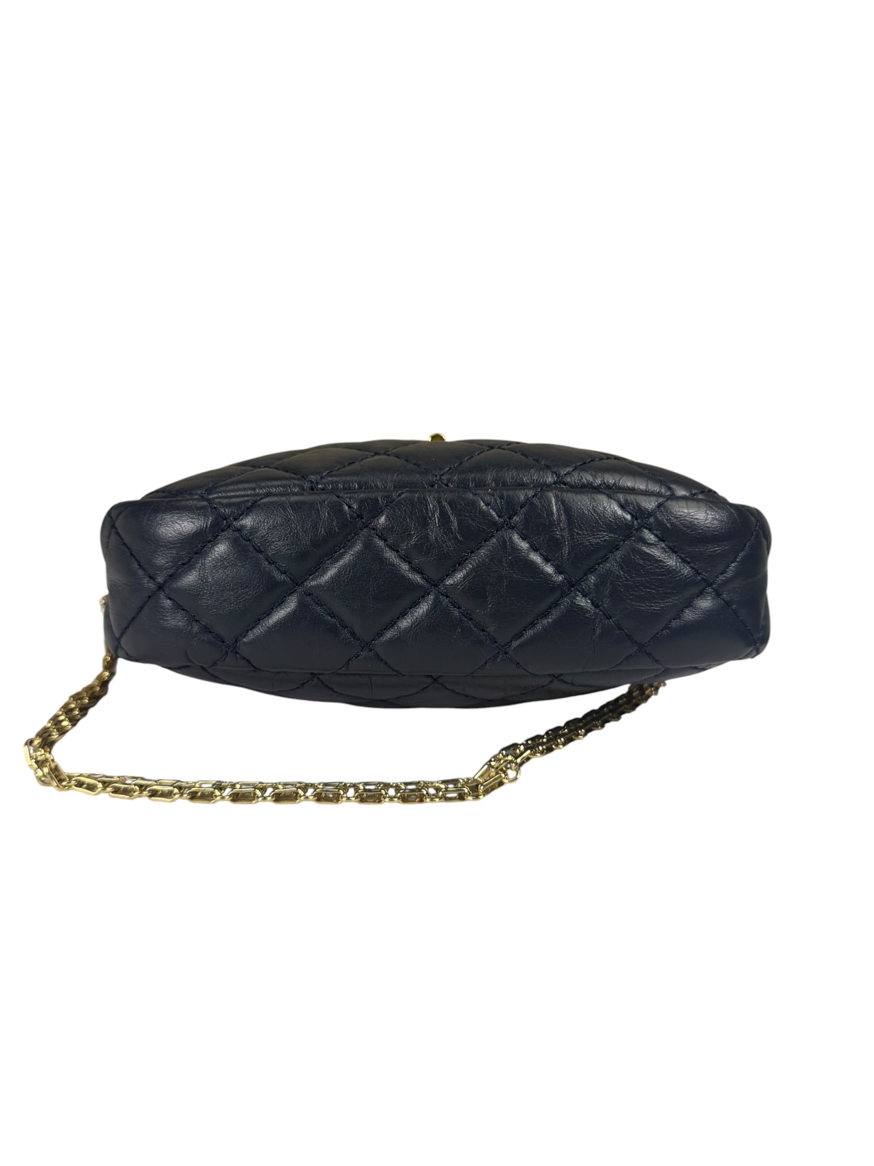 Chanel Navy Quilted Lambskin Small Camera Bag 2019