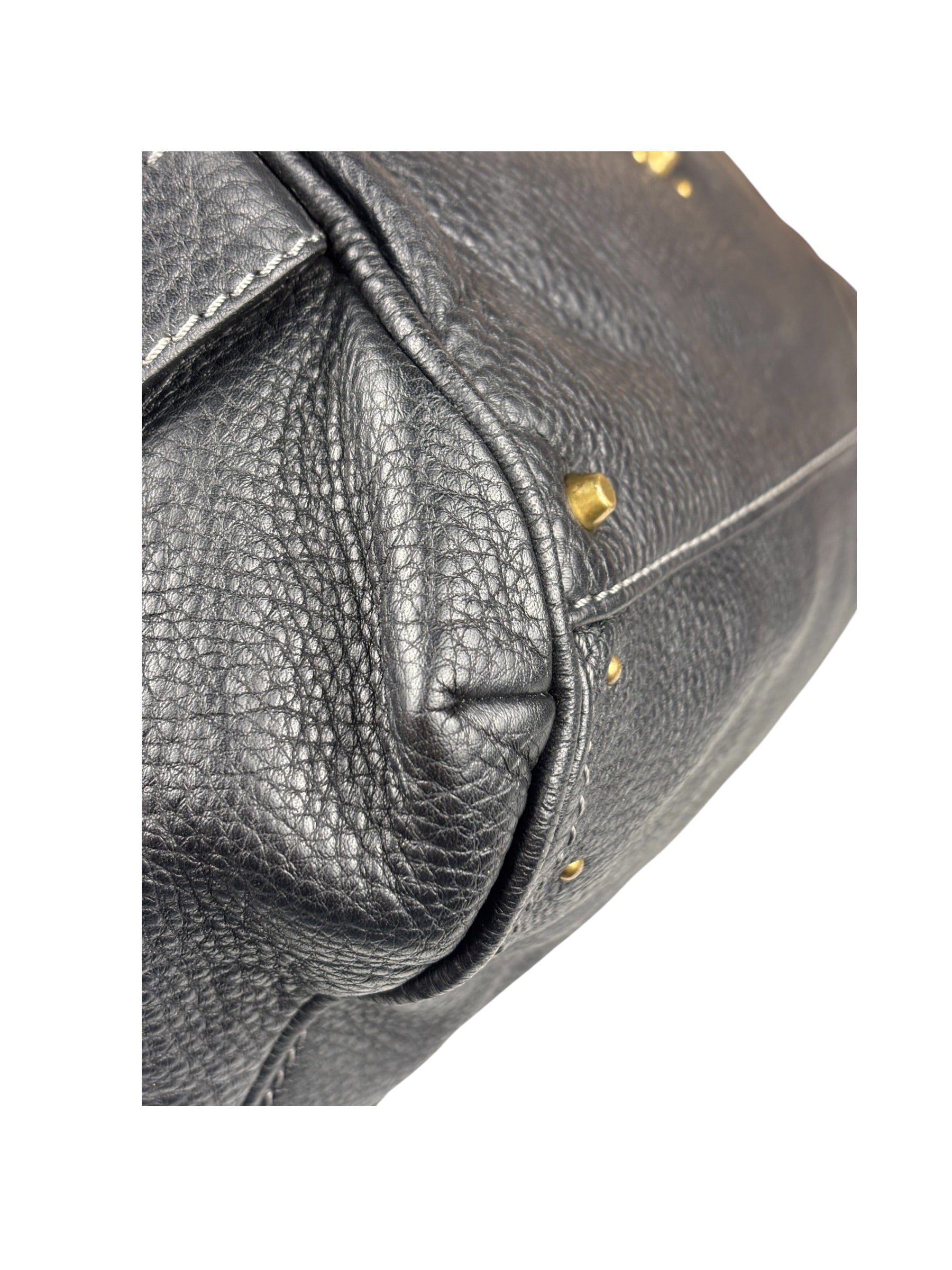 Chloe Black Leather Paddington Shoulder Bag