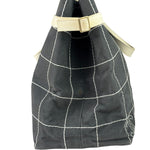 Chanel Vintage Large Square Quilt Tote Faded Black 2003