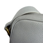 Gucci White Grained Sherry Leather Crossbody