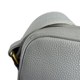 Gucci White Grained Sherry Leather Crossbody