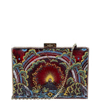 Valentino Plexiglass Volcano Box Clutch 2016