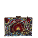 Valentino Plexiglass Volcano Box Clutch 2016