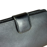 Prada Saffiano Zip Compact Wallet