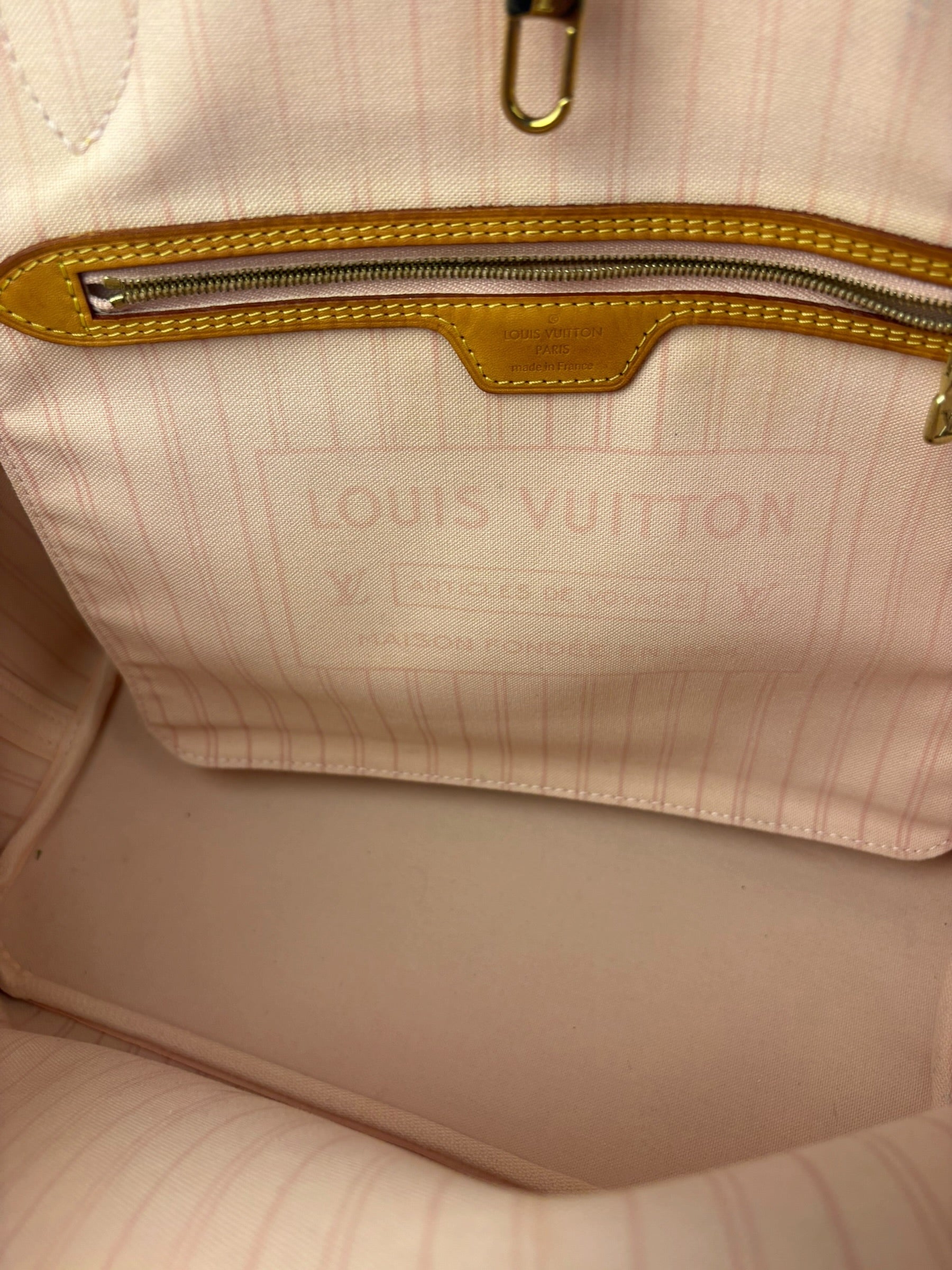 Louis Vuitton Damier Azur Neverfull MM w/ Pouch