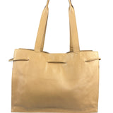 Gucci Beige Leather Balthus Drawstring Tote Bag