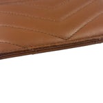 Yves Saint Laurent Dusty Rose Leather Cassandre Cardholder