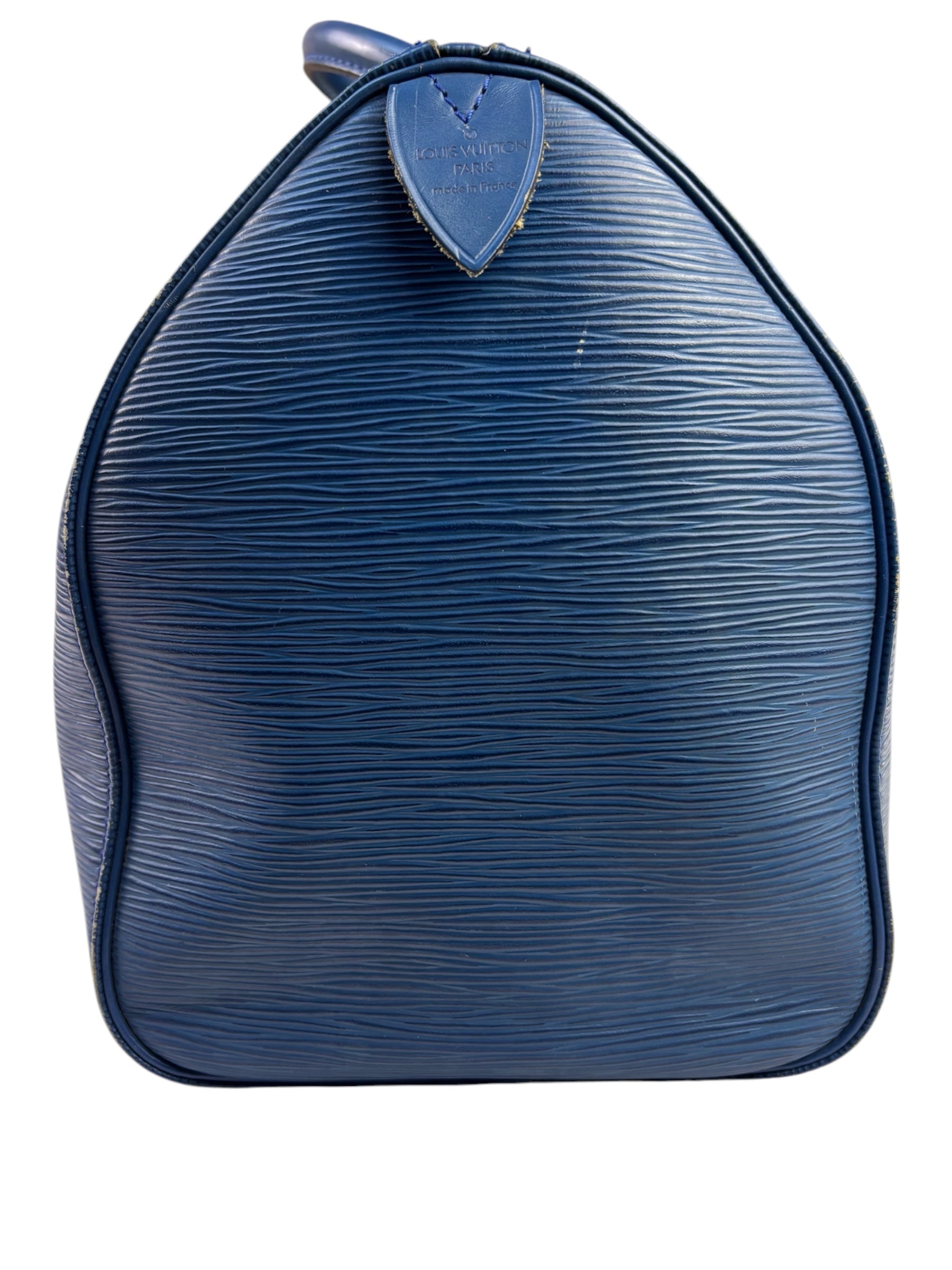 Louis Vuitton Blue Epi Leather Speedy 30