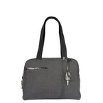 Prada Vintage Dark Grey Canvas Tote Bag