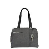 Prada Vintage Dark Grey Canvas Tote Bag