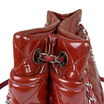 Chanel Patent Red Quilted S Shopper Tote 2013