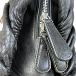 Christian Dior Karenina Leather Handbag Black