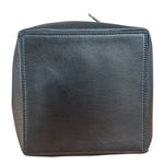 Balenciaga Black Leather Cube Bag 4x4
