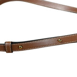 Celine Cuir Triomphe Oval Crossbody Brown