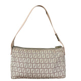 Fendi Vintage FF Beige Pochette