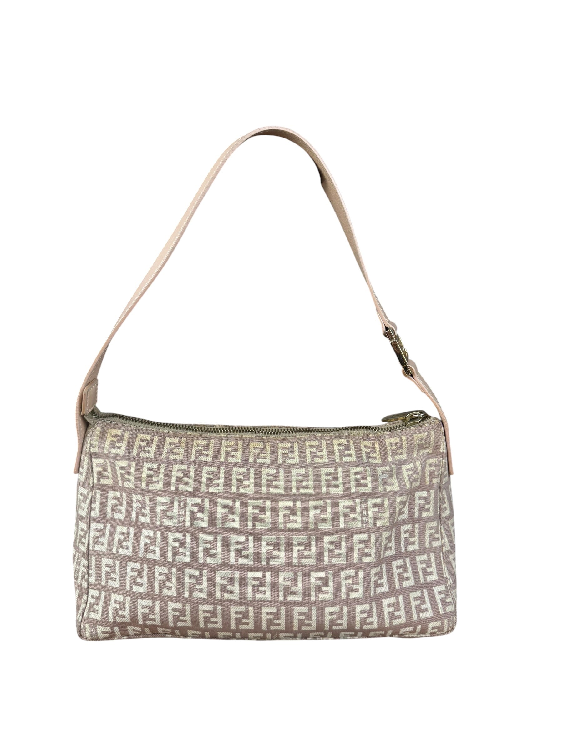 Fendi Vintage FF Beige Pochette