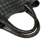 Bottega Veneta Black Intrecciato Leather 2Way Tote