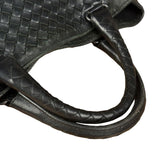 Bottega Veneta Black Intrecciato Leather 2Way Tote