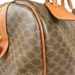Celine Vintage Macadam Weekender Boston Bag