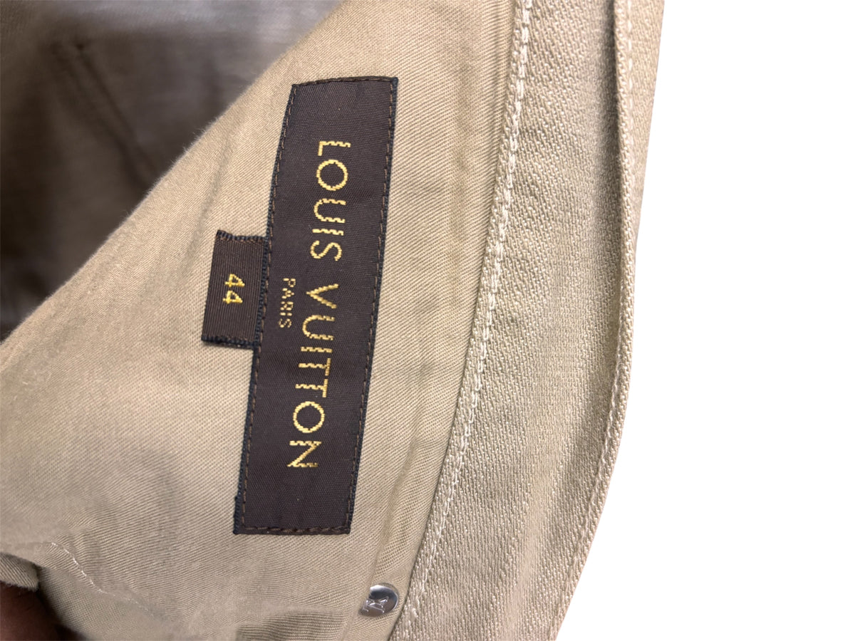 Louis Vuitton Khakhi Cotton Trousers