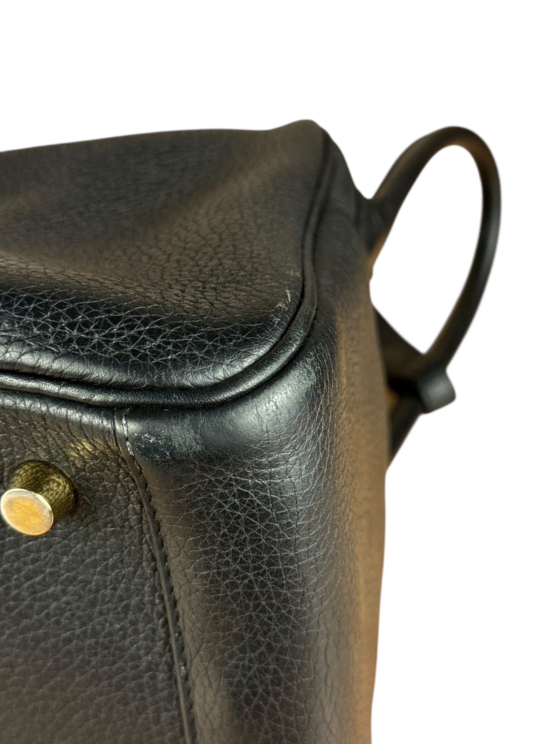 Hermes Black Clemence Lindy 26