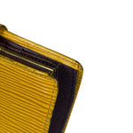 Louis Vuitton Epi Kiss Lock Wallet Yellow