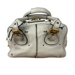 Chloé Ivory Leather Mini Paddington Handbag