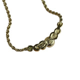 Christian Dior Vintage Gold Pearl Necklace