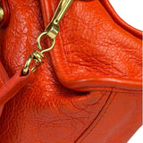 Balenciaga Red Leather Mini City Bag