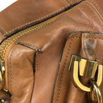Chloe Caramel Tan Leather Paraty Medium Two-Way Bag