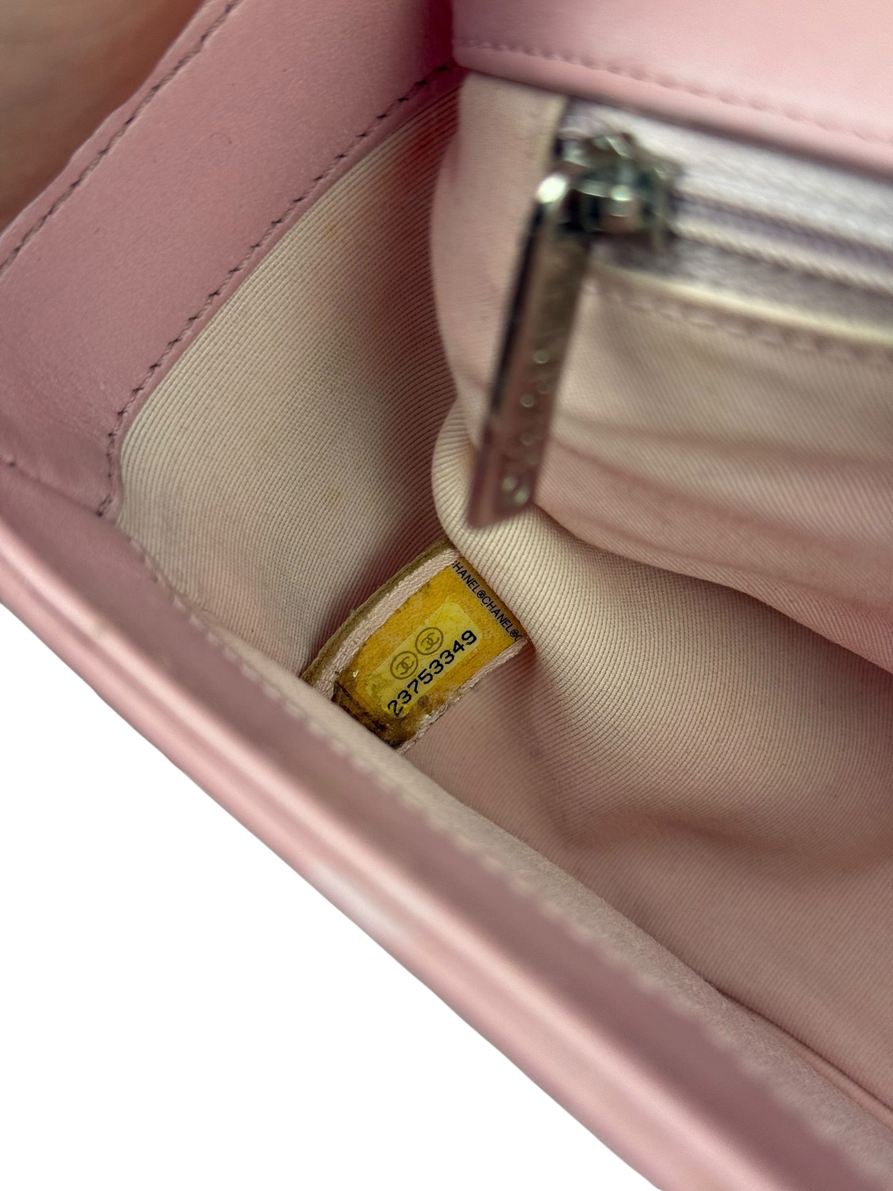 Chanel Pink Stitch Quilt Ring My Bag 2Way Flap 2017