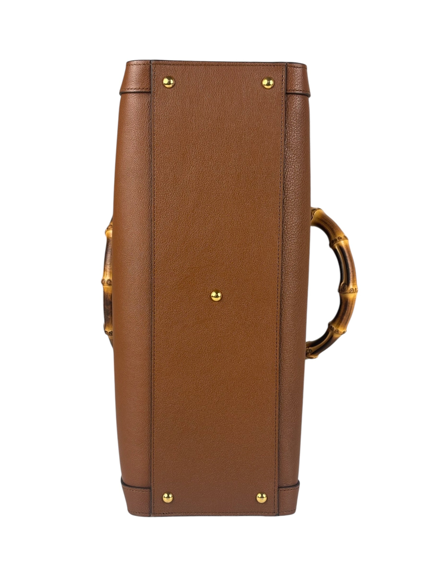 Gucci Diana Large Brown Tote Bamboo Handles