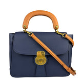 Burberry Navy Blue/Brown Dk88 Medium Two-Way Bag