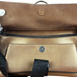 Christian Dior Bronze Coated Canvas Hardcore Shoulder Bag
