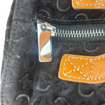 Celine Black Macadam Velour Handbag