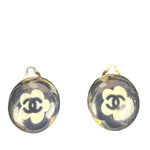 Chanel Spring Clear Resin Ball Clip-On Earrings 04S 2004