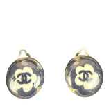 Chanel Spring Clear Resin Ball Clip-On Earrings 04S 2004
