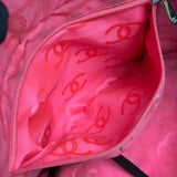 Chanel Black Leather Cambon Ligne Tote 2003