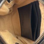 Gucci Black Leather Vertical Marmont Phone Crossbody Bag