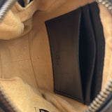 Gucci Black Leather Vertical Marmont Phone Crossbody Bag