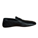 Gucci Black GG Leather Ragazzo Loafers