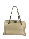 Chanel Beige Lambskin Boy Reverso Shopping Tote 2013