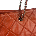 Chanel Red Quilted Calfskin In The Business Tote 2011