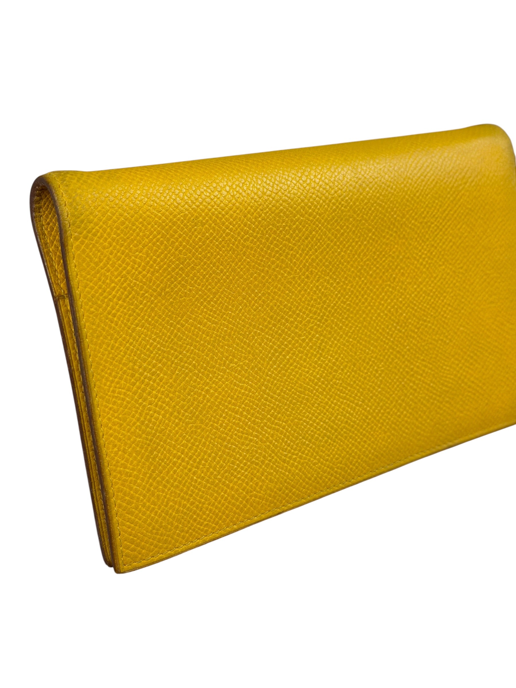 Hermes Yellow Leather Agenda Cover