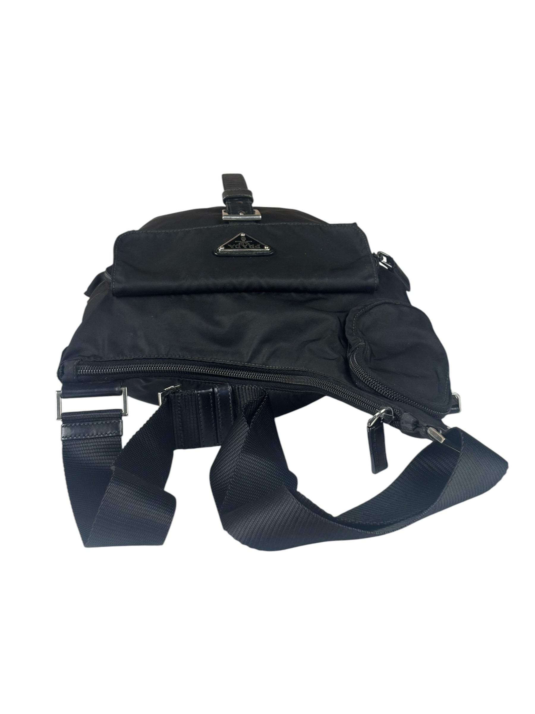 Prada Vintage Nylon Pouch Messenger Bag