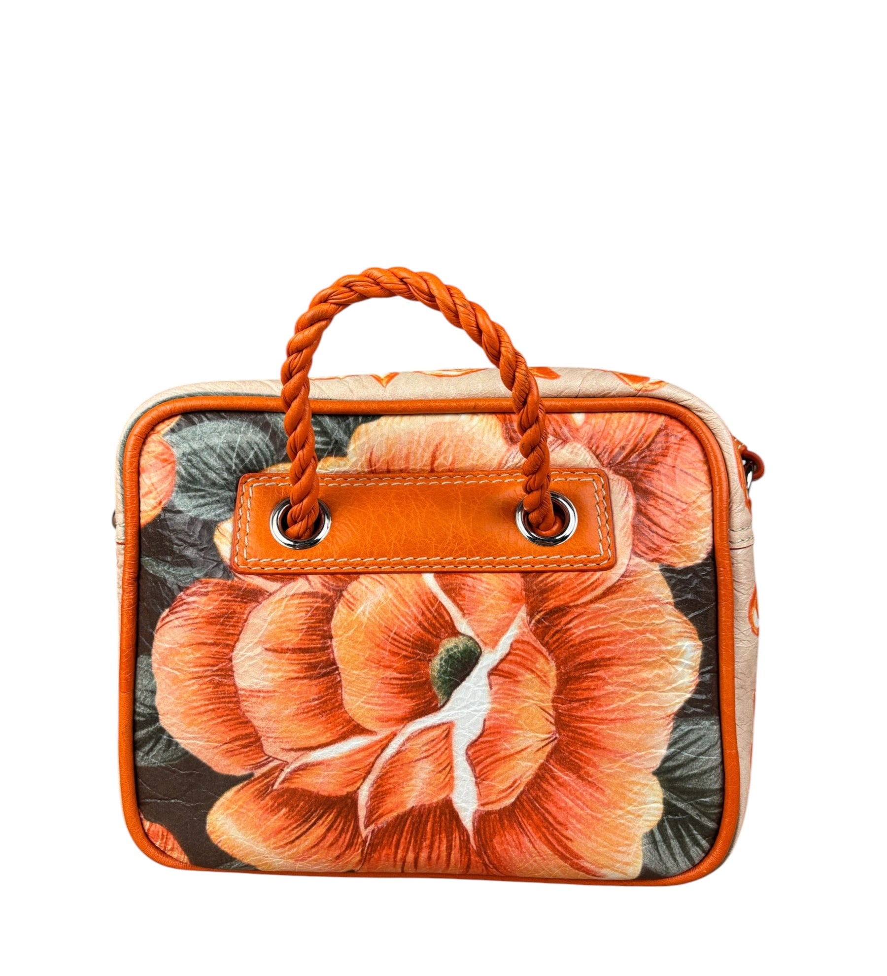 Balenciaga Floral Blanket 2Way Bag Small