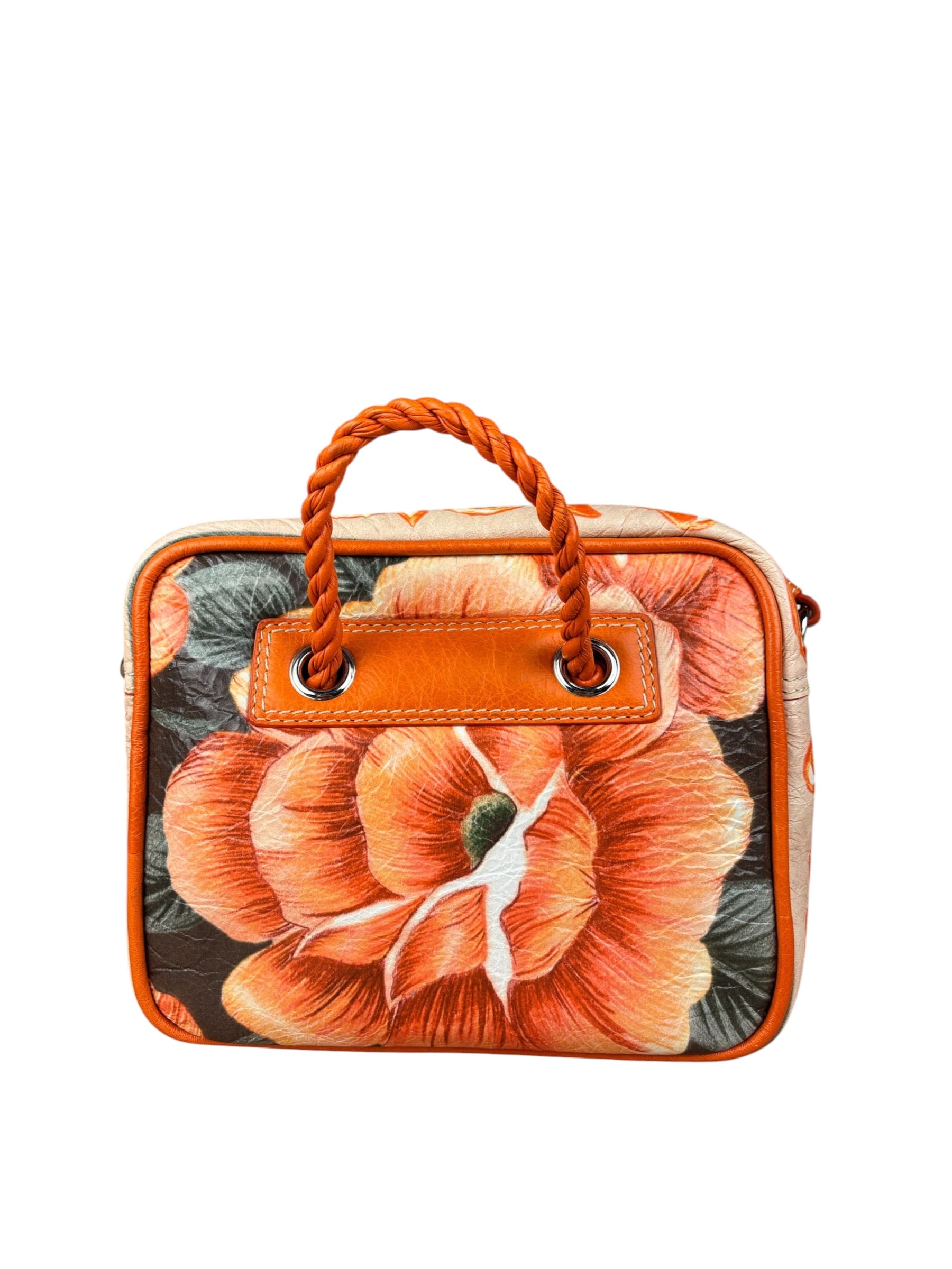 Balenciaga Floral Blanket 2Way Bag Small