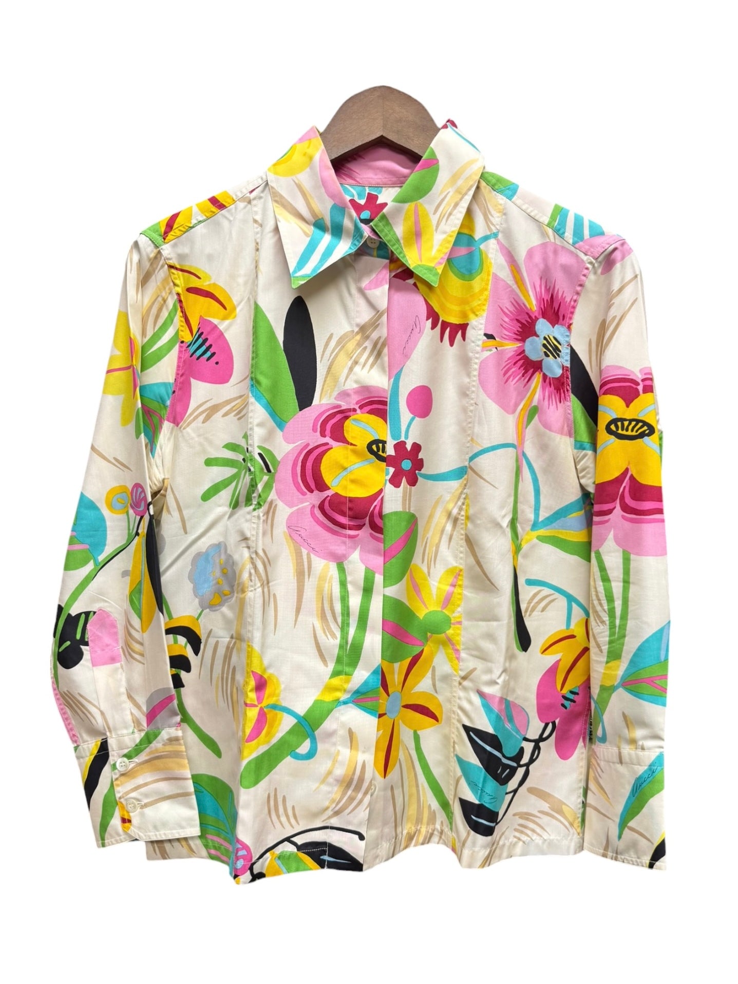 Gucci By Tom Ford 1999 Silk Button-Up Shirt